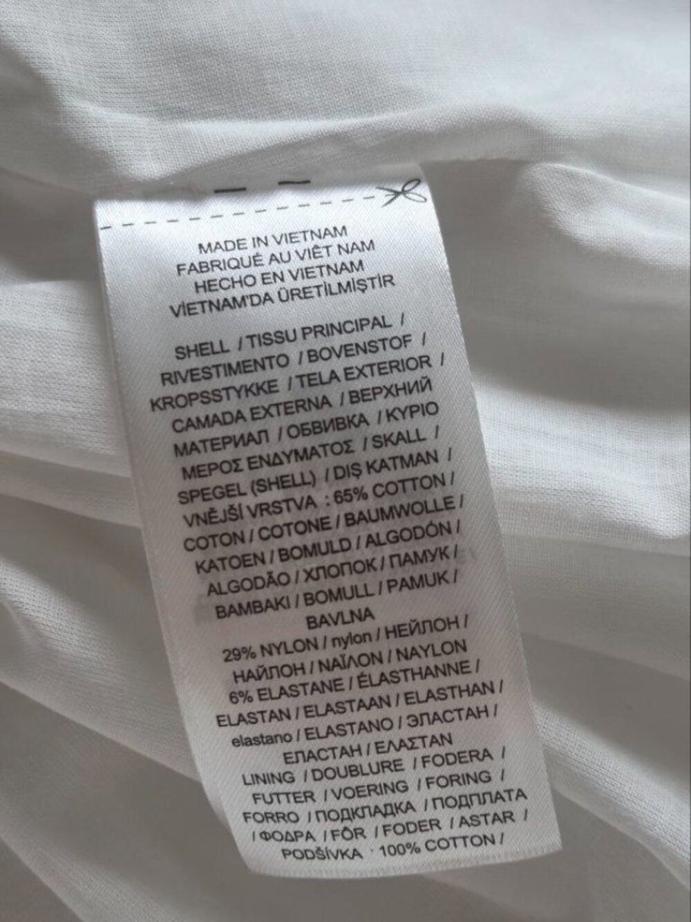 $185 Lauren Ralph Lauren Front Tie Cotton Midi Shirtdress White Size 18 - Picture 6 of 9